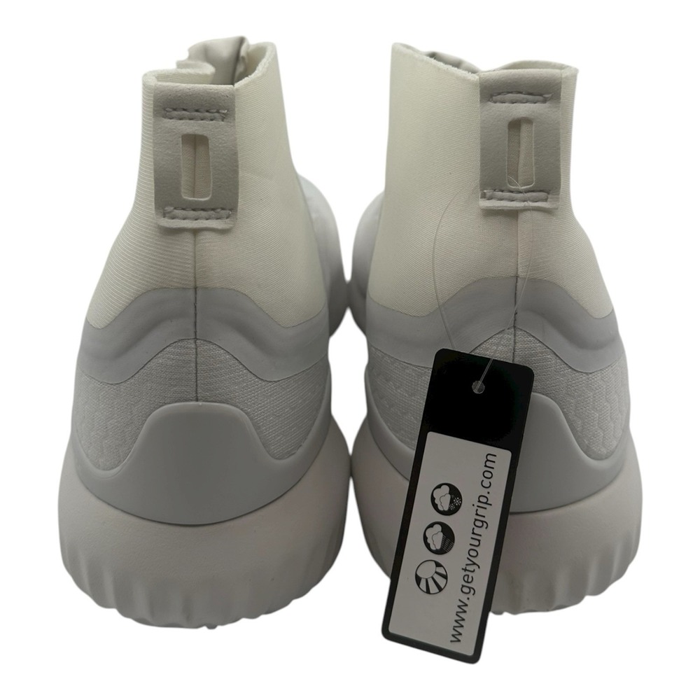 Adidas Kith x AlphaBounce Zip Shoes Mens Sz 10.5 Crystal White Sneakers DA9707 - Picture 8 of 15